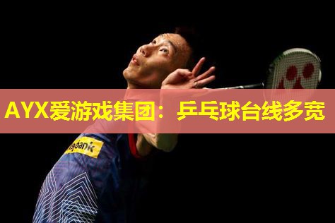 AYX爱游戏集团：乒乓球台线多宽