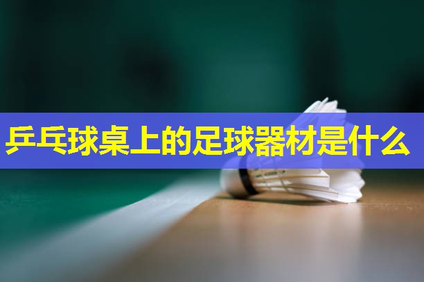 乒乓球桌上的足球器材是什么