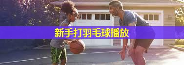 新手打羽毛球播放