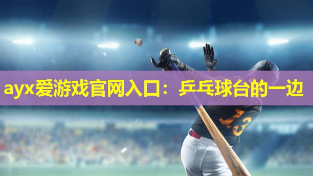 乒乓球台的一边 乒乓球台的一边
