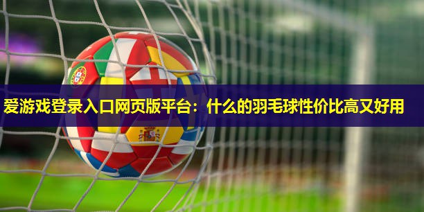 什么的羽毛球性价比高又好用 什么的羽毛球性价比高又好用