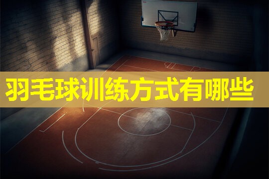 羽毛球训练方式有哪些